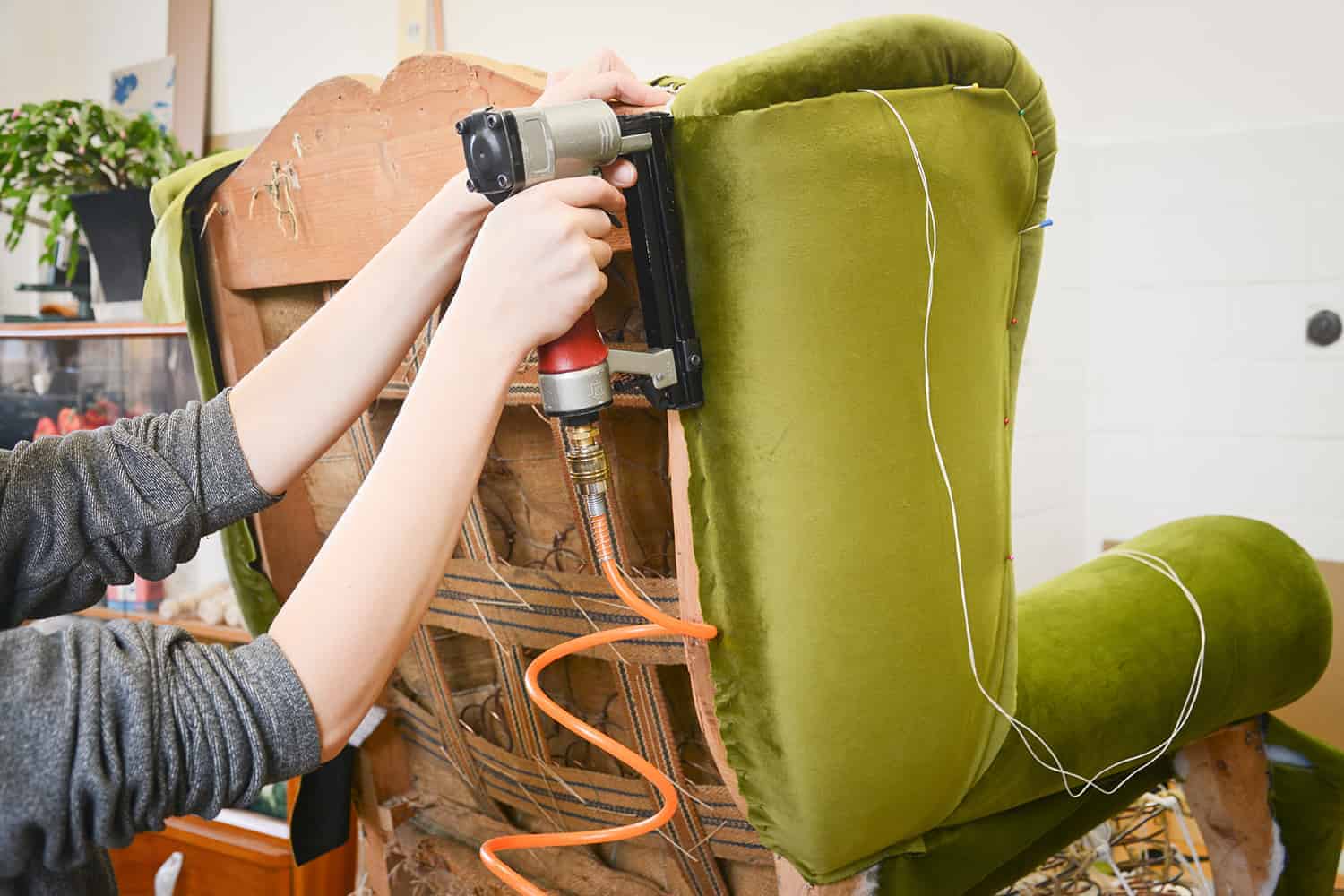 Reupholstering Simple Furniture